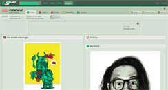 Desktop Screenshot of matananar.deviantart.com