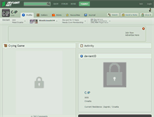 Tablet Screenshot of c-ip.deviantart.com