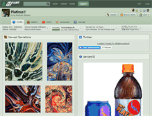 Tablet Screenshot of platinus.deviantart.com