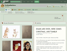 Tablet Screenshot of endlessrainbow.deviantart.com