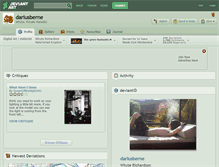 Tablet Screenshot of dariusberne.deviantart.com