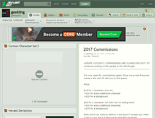 Tablet Screenshot of geekling.deviantart.com