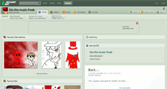 Desktop Screenshot of gio-the-music-freak.deviantart.com