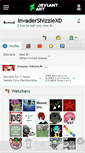 Mobile Screenshot of invadershizzlexd.deviantart.com