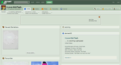 Desktop Screenshot of i-love-kid-flash.deviantart.com