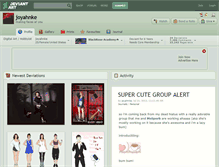 Tablet Screenshot of joyahnke.deviantart.com