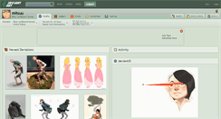 Desktop Screenshot of mitsuu.deviantart.com