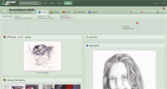Desktop Screenshot of necessitated-alfalfa.deviantart.com