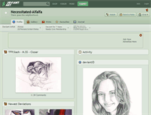 Tablet Screenshot of necessitated-alfalfa.deviantart.com