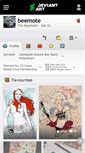 Mobile Screenshot of beemote.deviantart.com