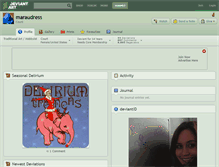 Tablet Screenshot of maraudress.deviantart.com