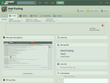 Tablet Screenshot of host-fucking.deviantart.com