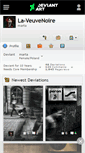 Mobile Screenshot of la-veuvenoire.deviantart.com