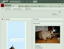 Tablet Screenshot of darklycan.deviantart.com