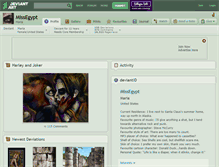 Tablet Screenshot of missegypt.deviantart.com