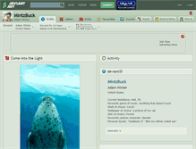 Tablet Screenshot of mintzbuck.deviantart.com