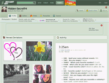 Tablet Screenshot of hidden-secret94.deviantart.com