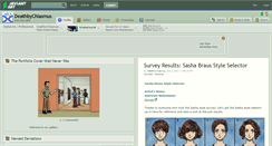 Desktop Screenshot of deathbychiasmus.deviantart.com