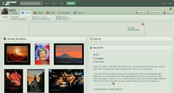 Desktop Screenshot of e-cj.deviantart.com