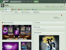 Tablet Screenshot of ionuz.deviantart.com