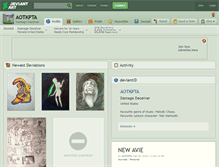 Tablet Screenshot of aotkpta.deviantart.com