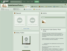 Tablet Screenshot of nudeglamourphoto.deviantart.com