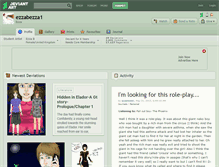 Tablet Screenshot of ezzabezza1.deviantart.com