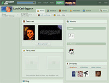 Tablet Screenshot of lord-carl-sagan.deviantart.com