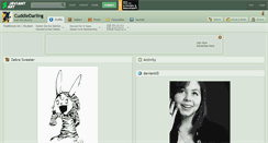Desktop Screenshot of cuddledarling.deviantart.com