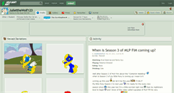 Desktop Screenshot of julietthewolf123.deviantart.com