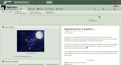 Desktop Screenshot of nightmaria.deviantart.com