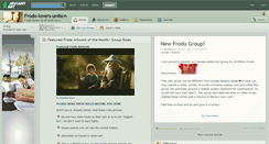 Desktop Screenshot of frodo-lovers-unite.deviantart.com