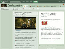 Tablet Screenshot of frodo-lovers-unite.deviantart.com