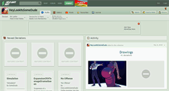 Desktop Screenshot of heylookitssomedude.deviantart.com