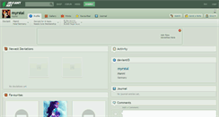 Desktop Screenshot of myrstal.deviantart.com