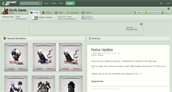 Desktop Screenshot of devill-dante.deviantart.com