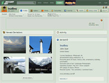 Tablet Screenshot of loudboy.deviantart.com