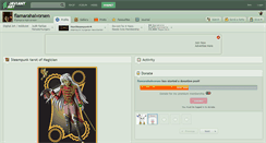 Desktop Screenshot of flamarahalvorsen.deviantart.com
