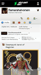 Mobile Screenshot of flamarahalvorsen.deviantart.com