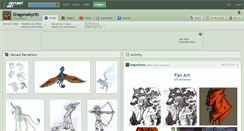 Desktop Screenshot of dragonsmyrth.deviantart.com
