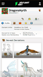 Mobile Screenshot of dragonsmyrth.deviantart.com
