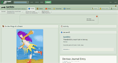 Desktop Screenshot of kamibito.deviantart.com