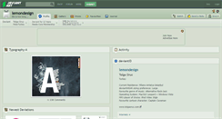 Desktop Screenshot of lemondesign.deviantart.com