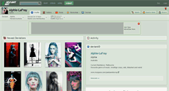 Desktop Screenshot of alphie-lafray.deviantart.com