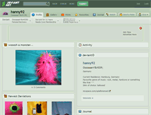 Tablet Screenshot of hanny92.deviantart.com