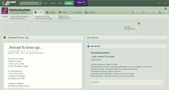 Desktop Screenshot of missmonkeymam.deviantart.com
