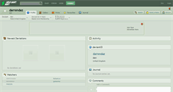 Desktop Screenshot of darrendaz.deviantart.com