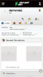 Mobile Screenshot of darrendaz.deviantart.com