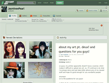 Tablet Screenshot of jasmineepearl.deviantart.com