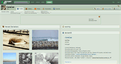 Desktop Screenshot of coracee.deviantart.com